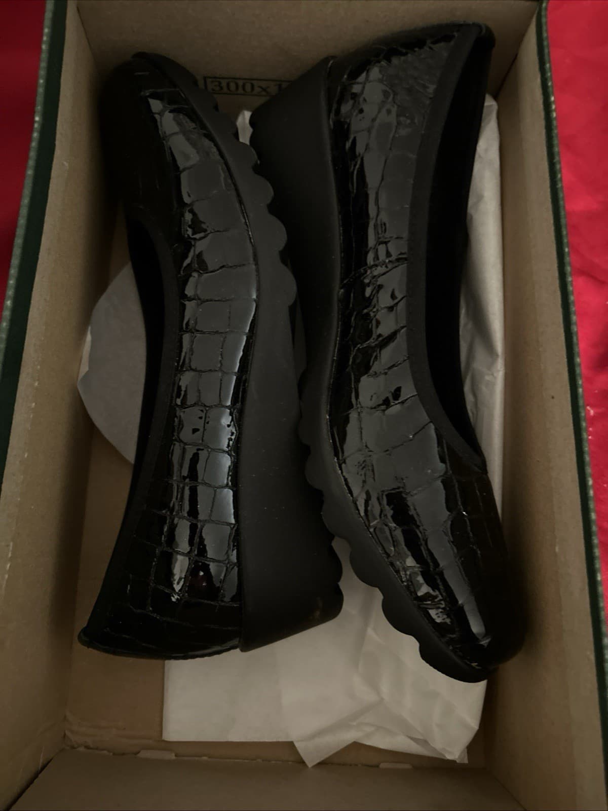 Josef Seidel Women’s 38 Black Kroko Shoes