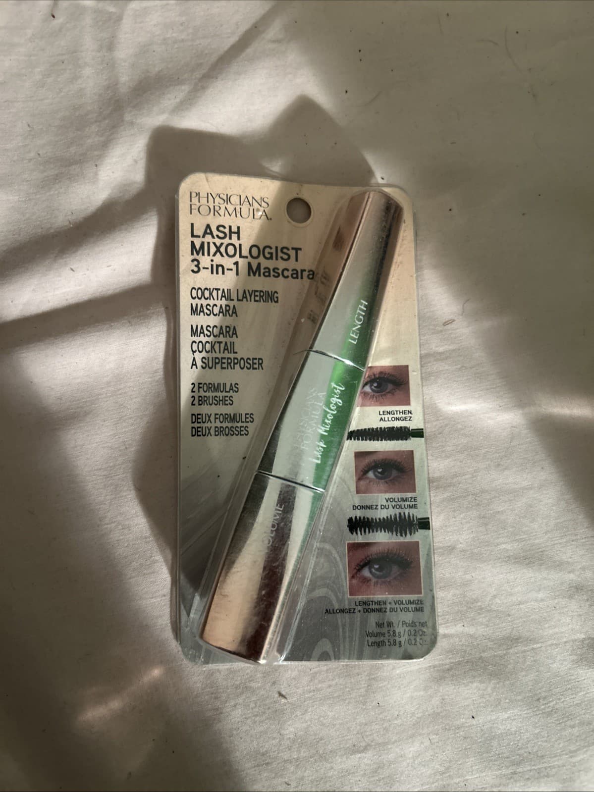 PHYSICIANS FORMULA LASH MIXOLOGIST 3 IN 1 MASCARA # PF10972 BLACK