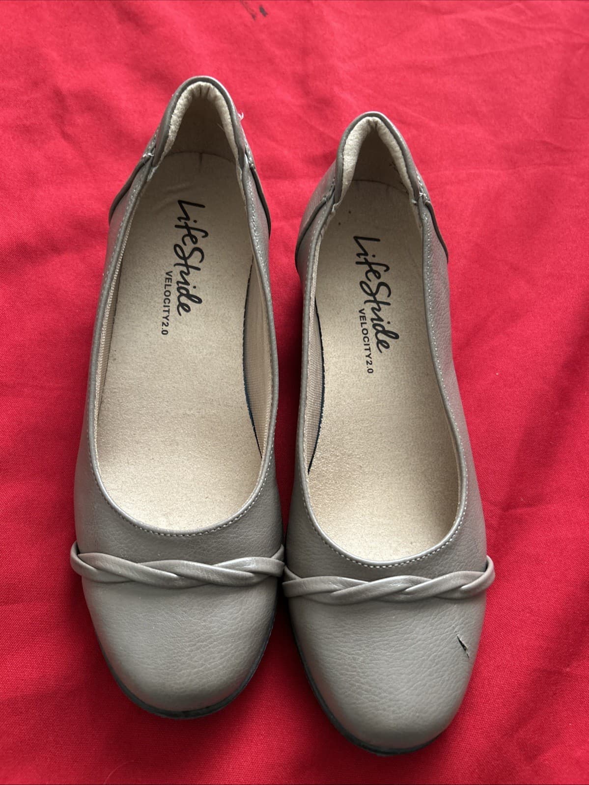 Women’s Size 7 1/2 Shoes Tan Life Stride Velocity 2.0 Comfort Support Flex