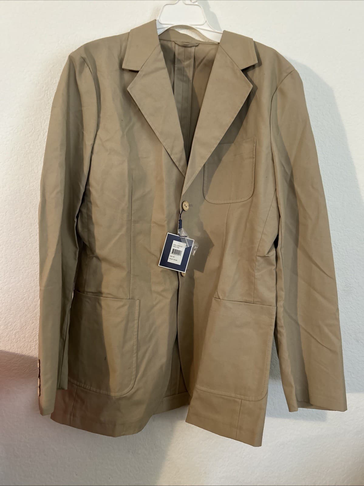 Men’s Sean John blazer Size 40 Clay NWT