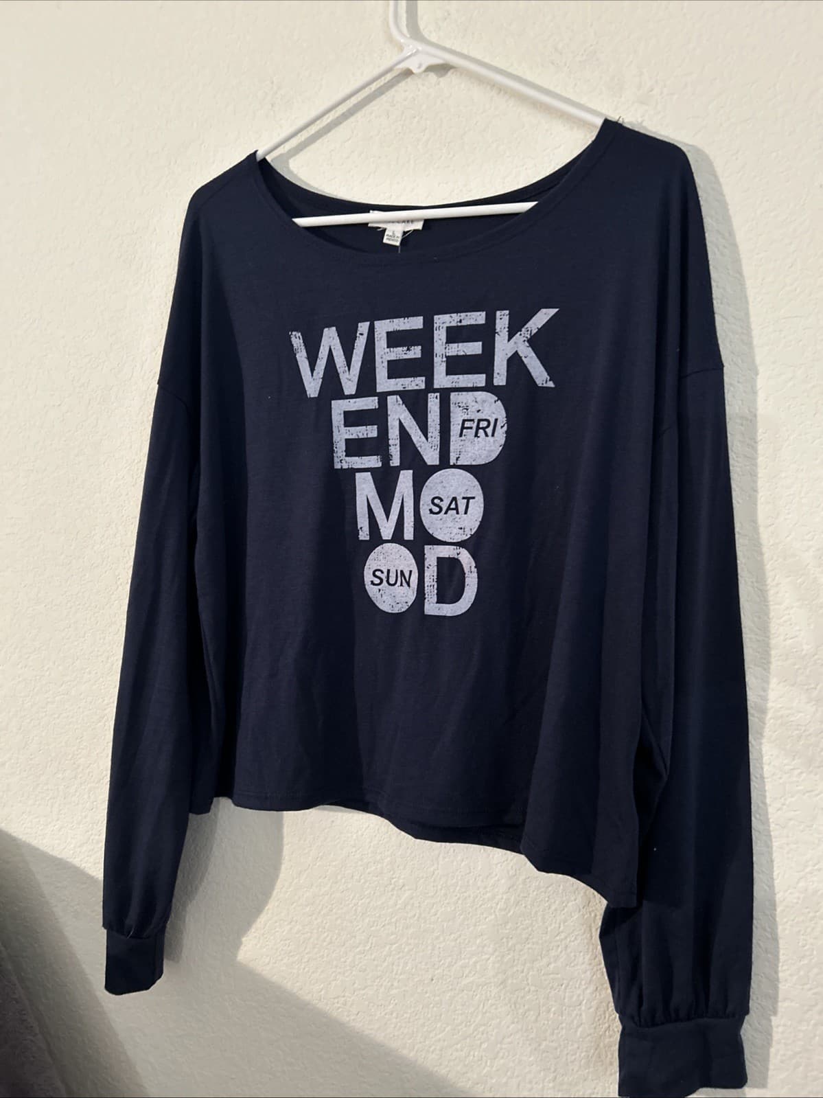 Women’s Large Top NWT Weekend Mood Soul Cake