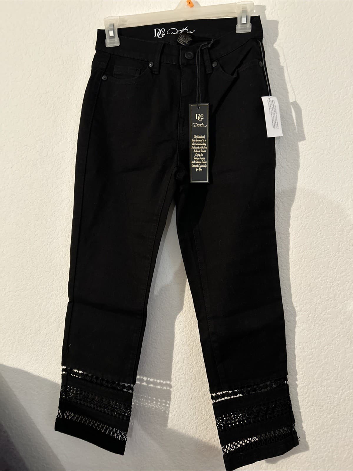 Diane G Women’s Pants Black Size 0P NWT