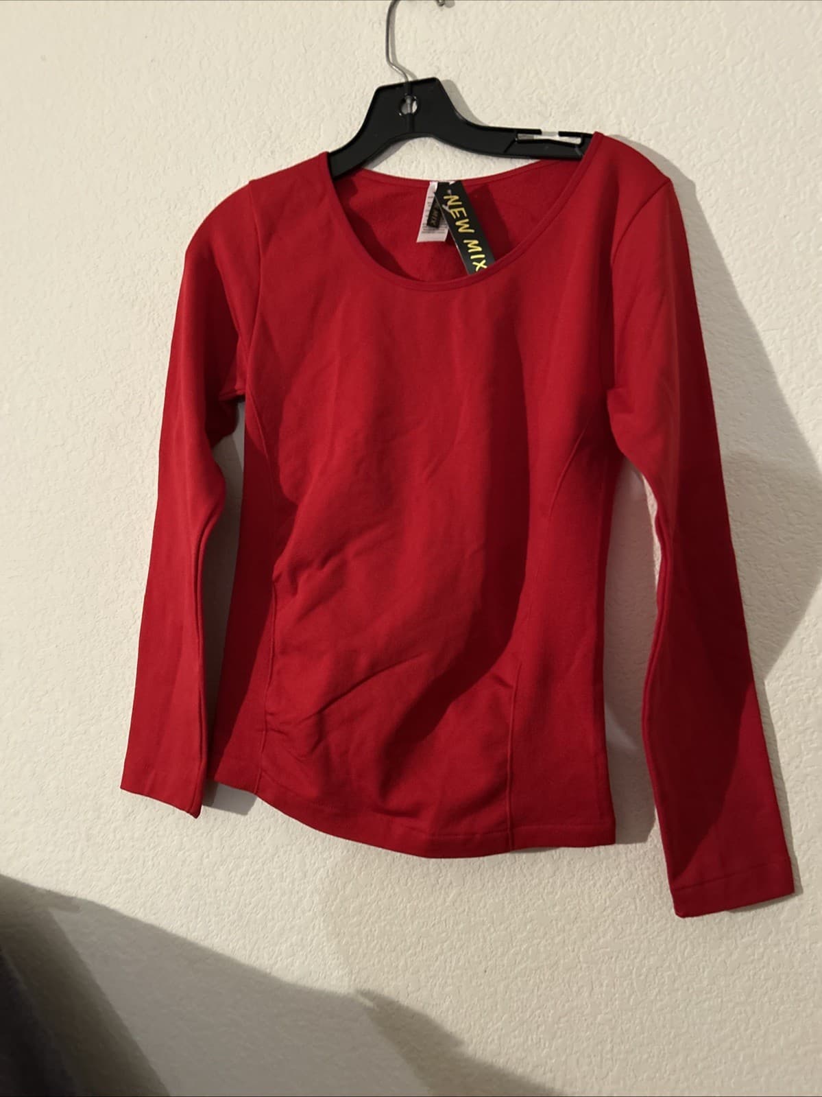 Women’s New Mix One Size Shirt New Red Stretch
