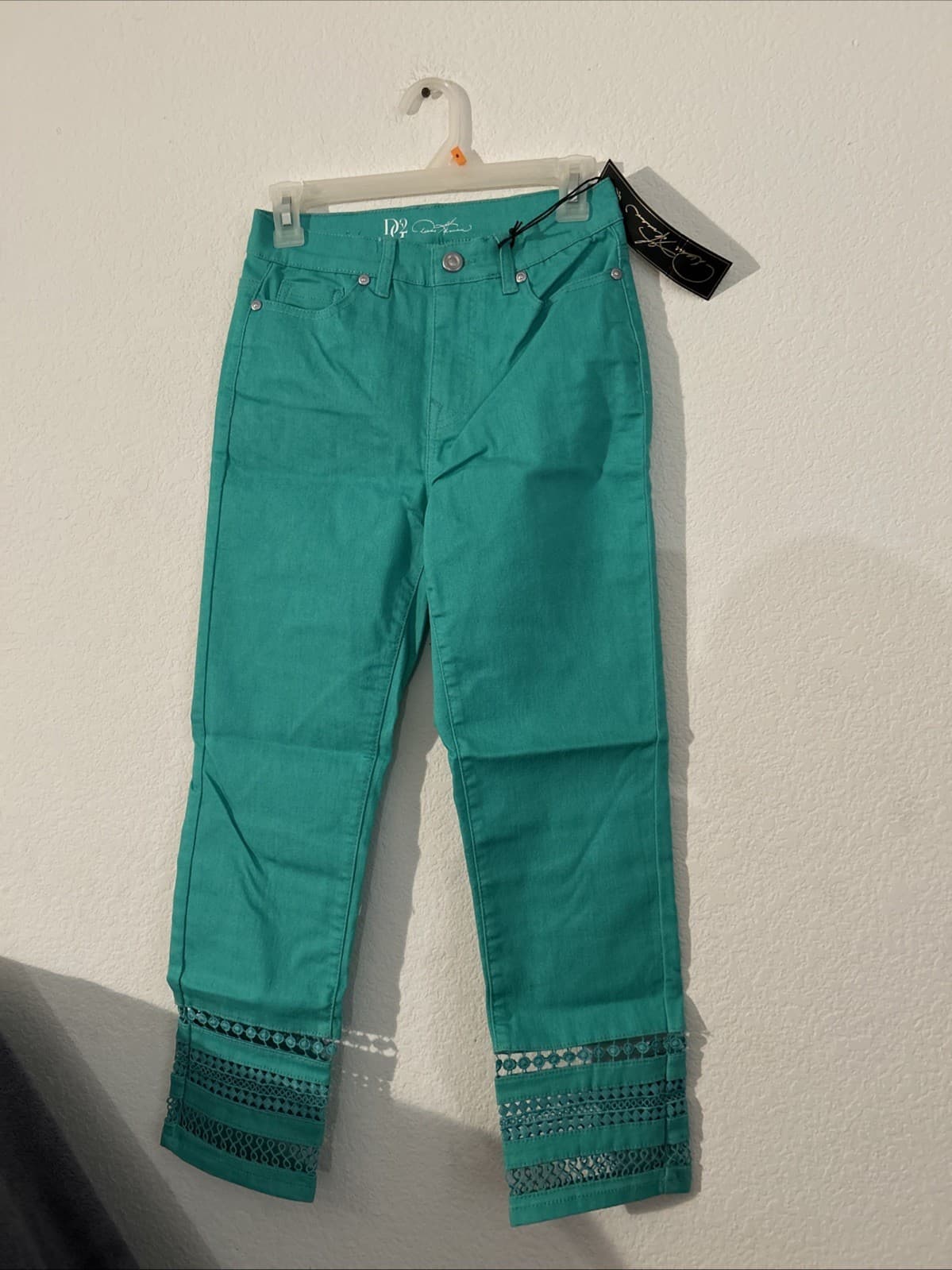 Diane Gillman Women’s Pants Turquoise Size 0 NWT