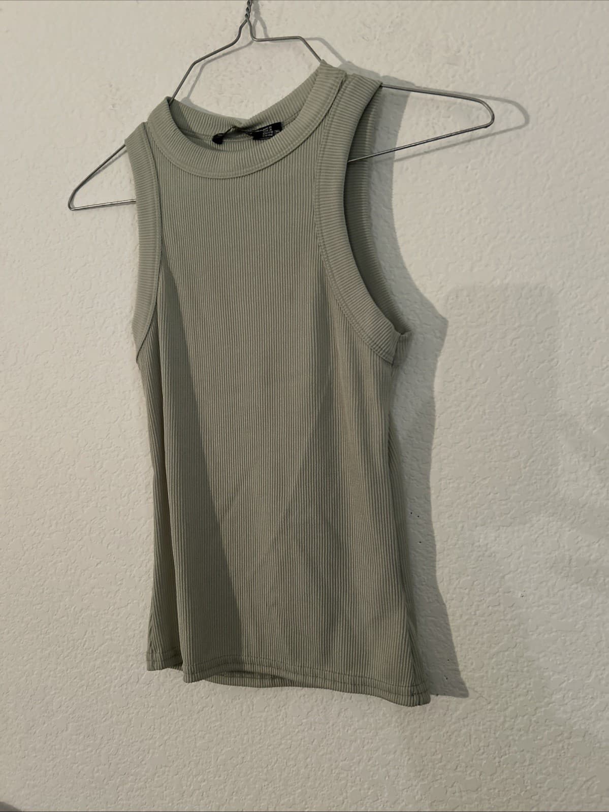 Women’s Size 4 Tank Top Green Boohoo New