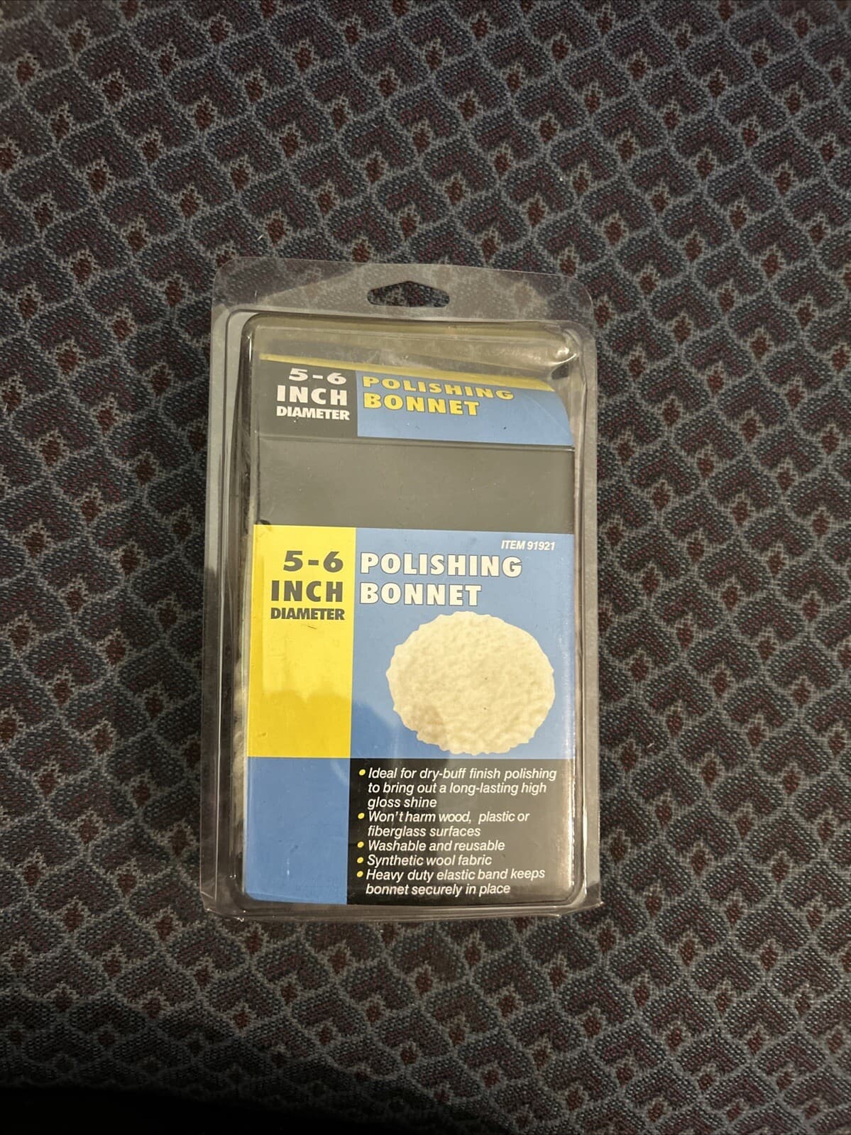 5” - 6” Bonnet Polish Pad Polishing Buffing Boat & Car Buffer Harbor Freight