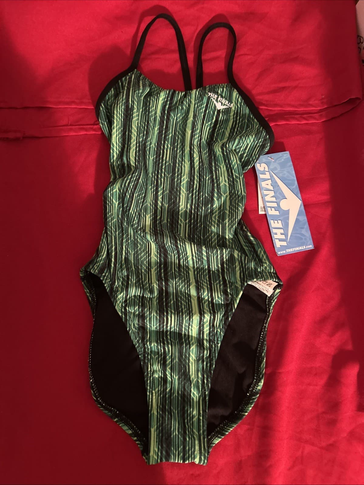 The Finals Size 24 Green One Piece Swimsuit NWT