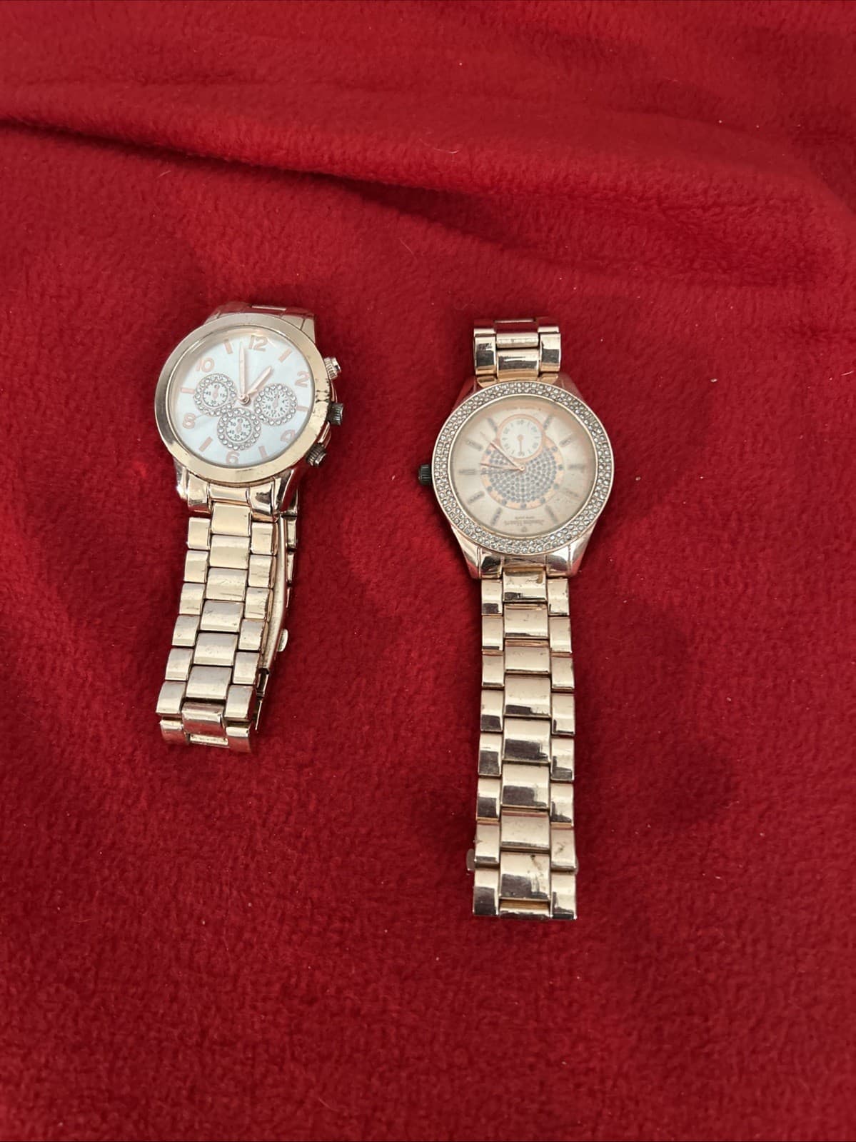 Lot Of 2 Rose Gold Watches Untested