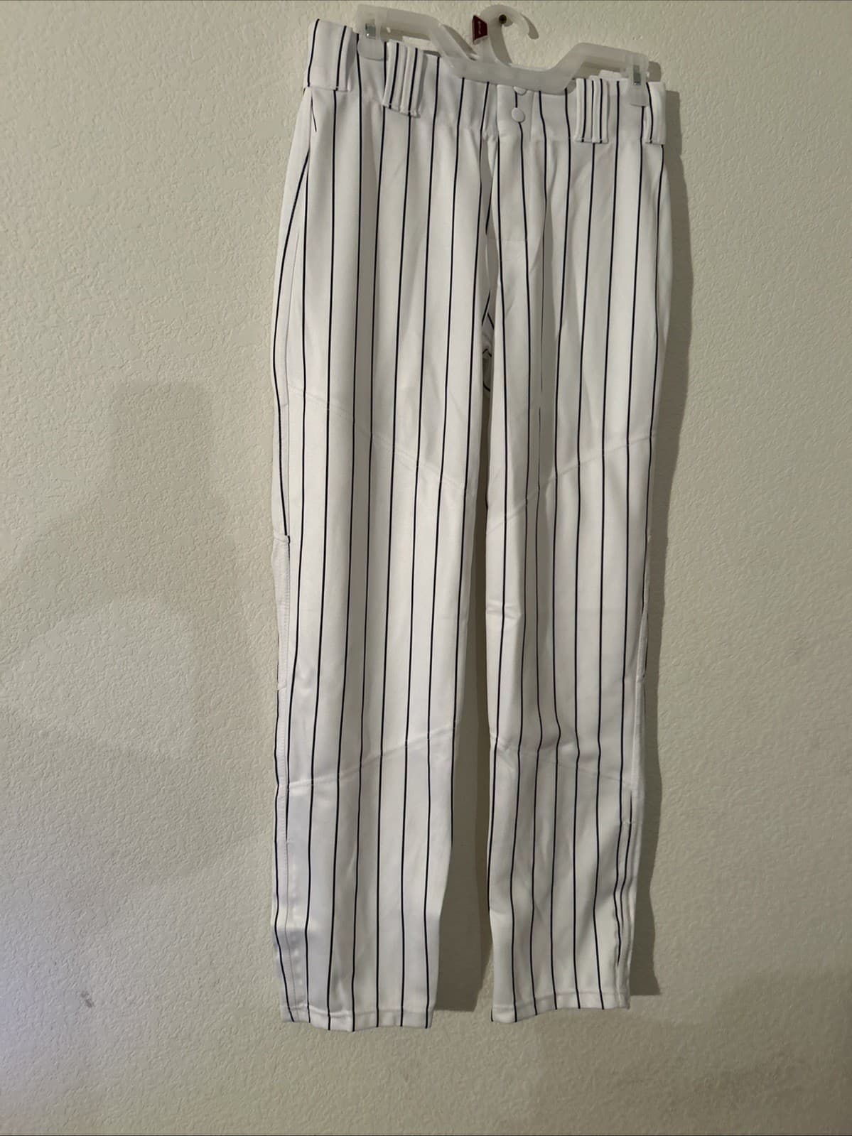Alleson Atlethic Youth Baseball/ Softball Pants Black/ White Striped Size Large