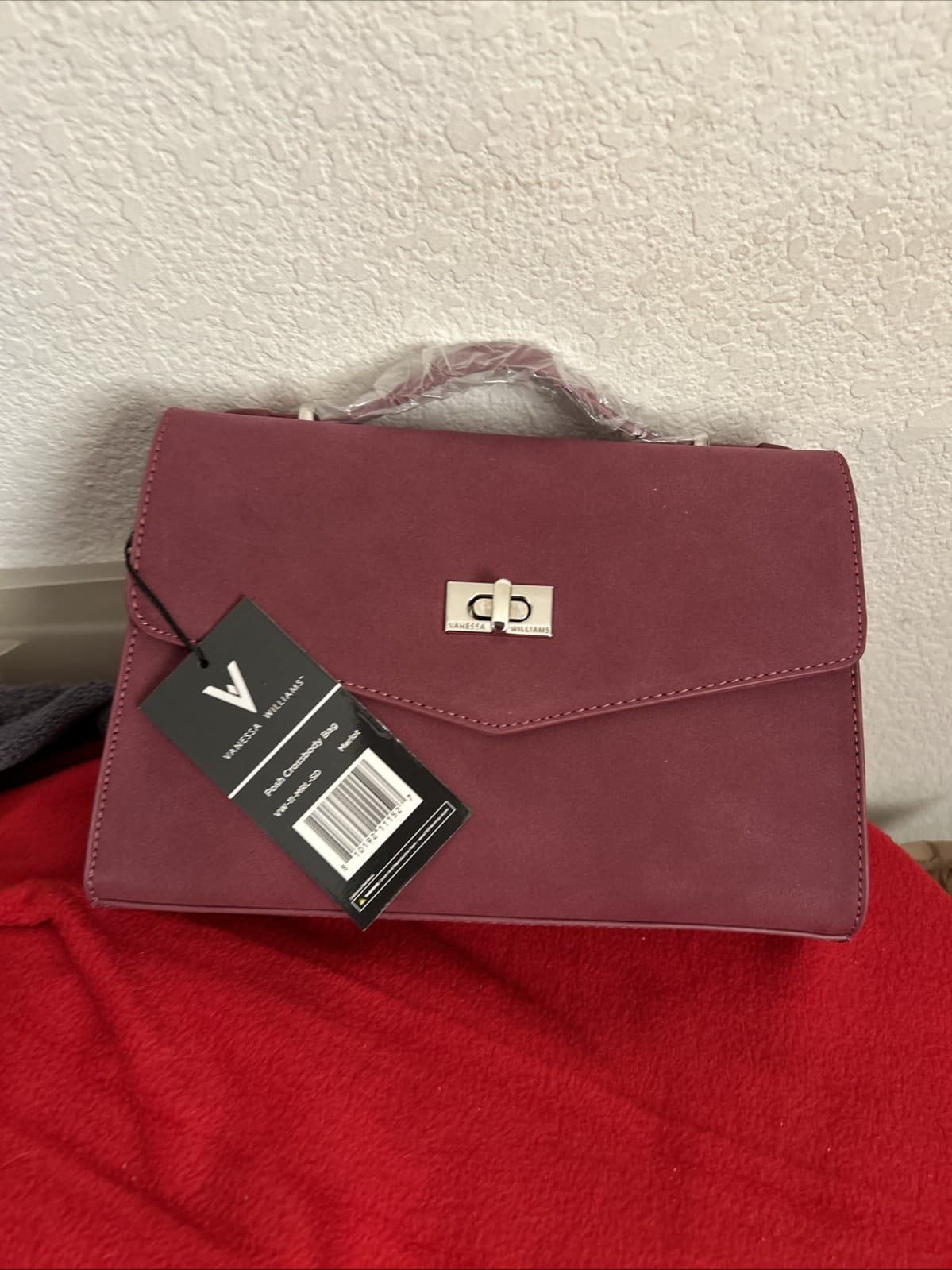 NEW Vanessa Williams Purse Merlot Posh Crossbody Bag Handbag With Tags