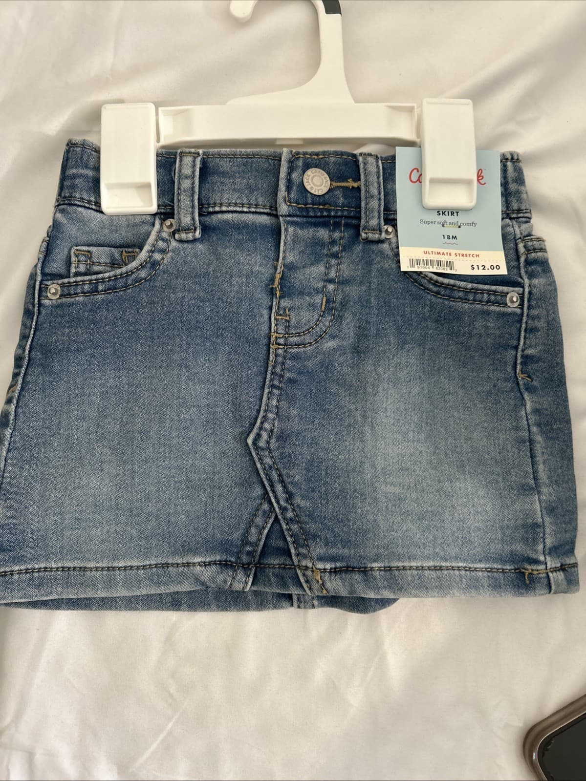 Car & Jack Denim Toddler Skirt NWT 18M