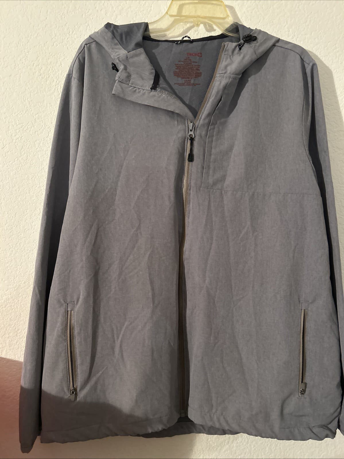 Men’s Tech Blazer Jacket Gray Large 42-44