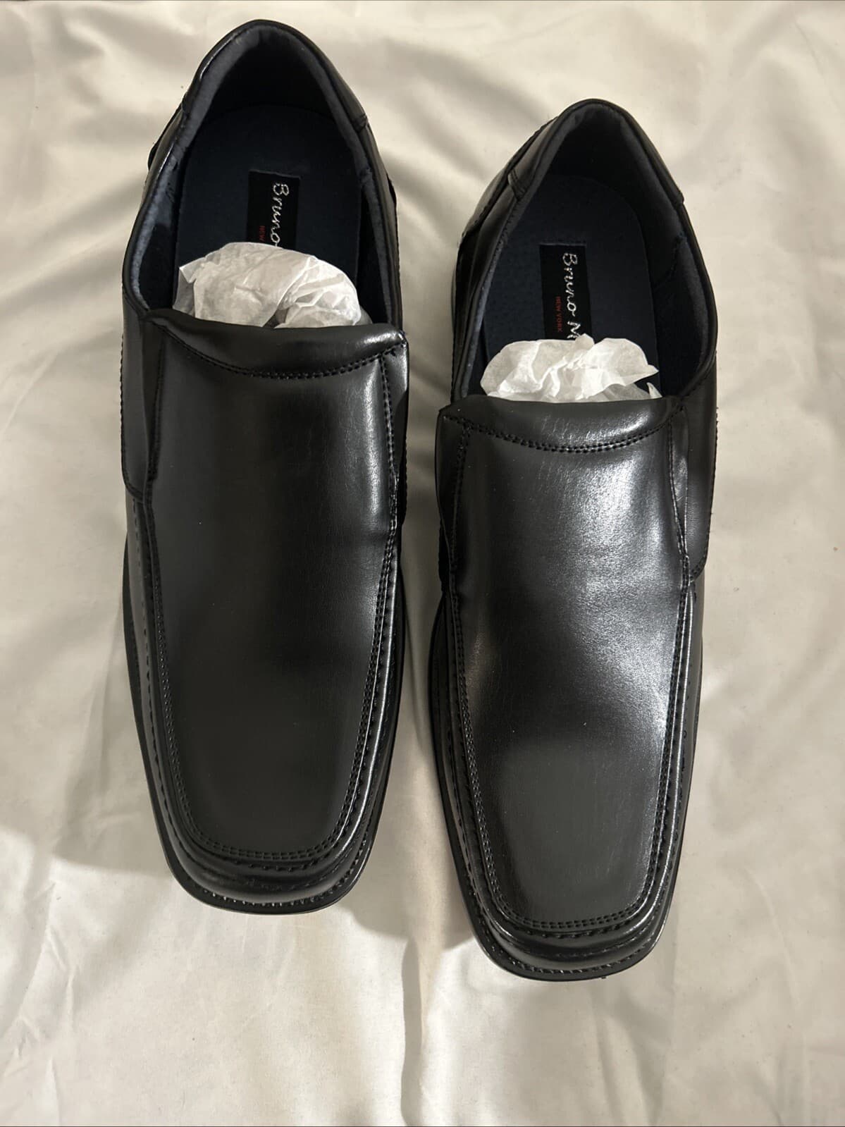 Bruno Marc Men’s Slip On Shoes Goldman-02 Size 12 Black New