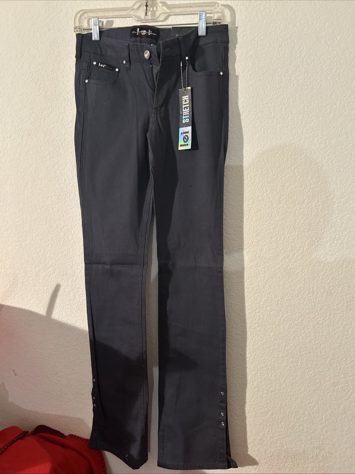 life energy intelligence Size 26 Gray Stretch Michael Jackson Pants NWT Youth