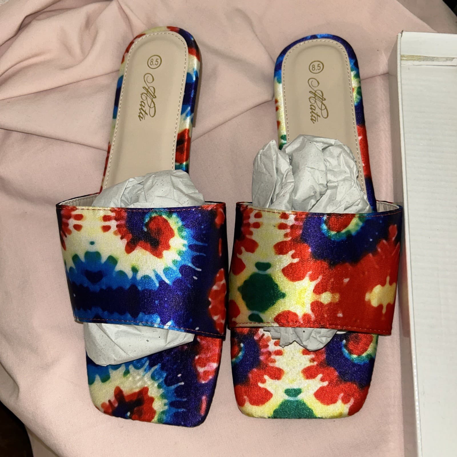 Women’s Rainbow Tie Dye Shoes Mata 8 1/2