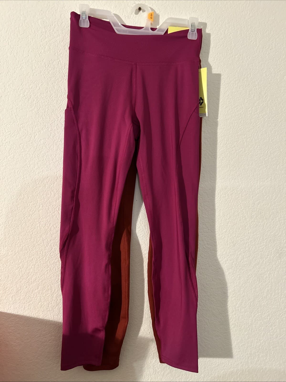 Lot Of 2 Women’s High Rise 7/8 Leggings NWT Small Regular Berry Purple & Copper
