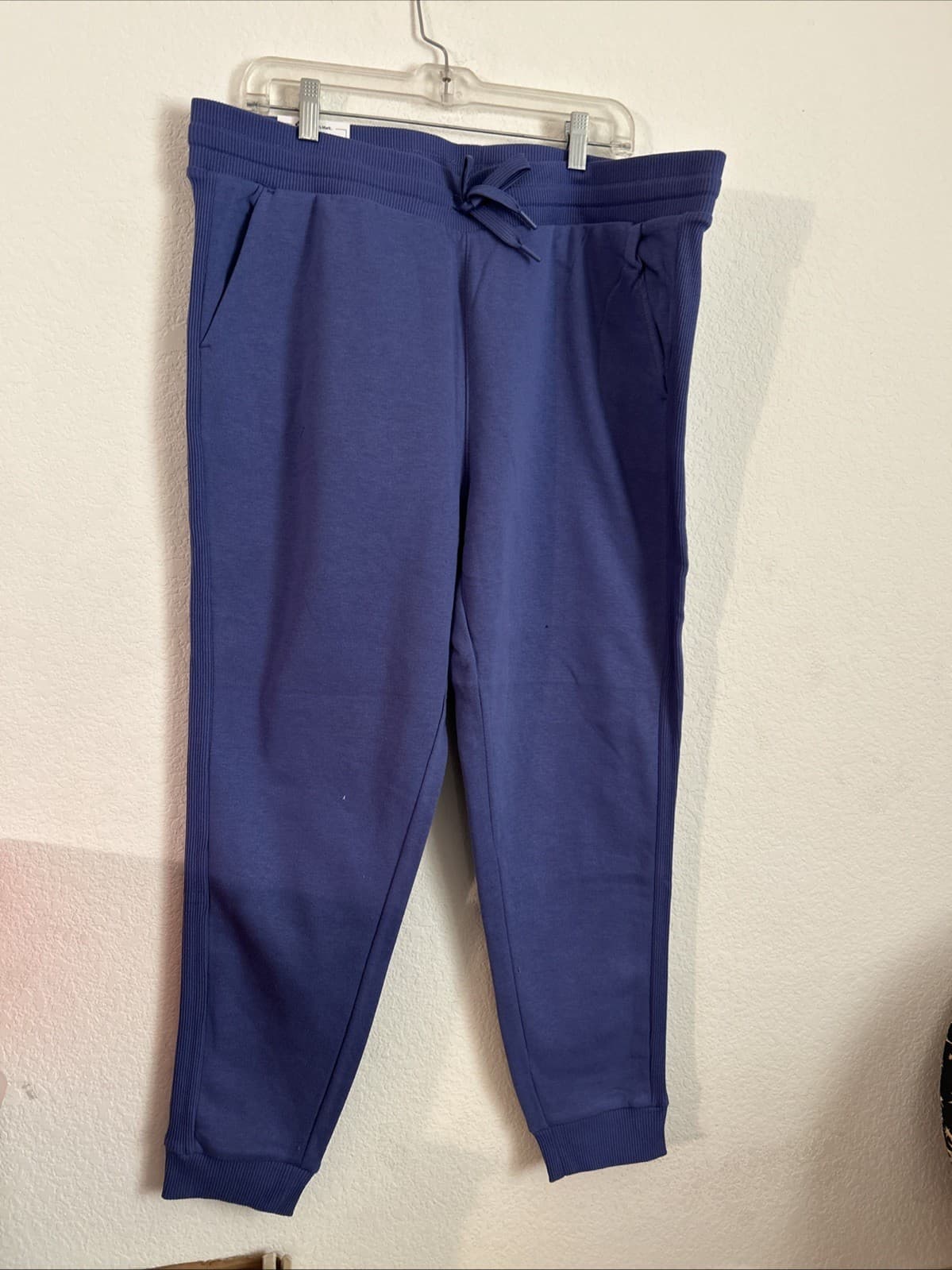 Women’s member mark’s 2xl Ribbed Jogger New Bluish Purple