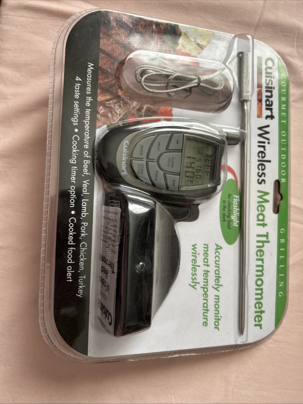CUISINART Wireless Meat Thermometer CGS-700 - NEW