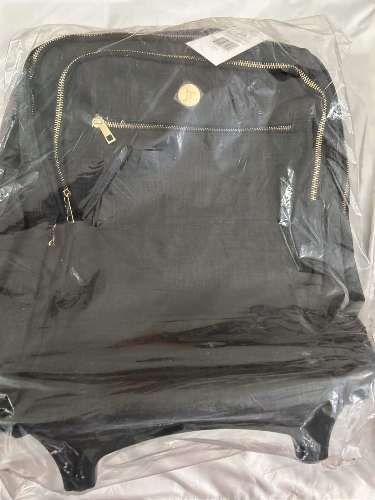2x Jessica Moore JM Weekend Rolling Carry-On Luggage + Weekend Tote Dark Grey