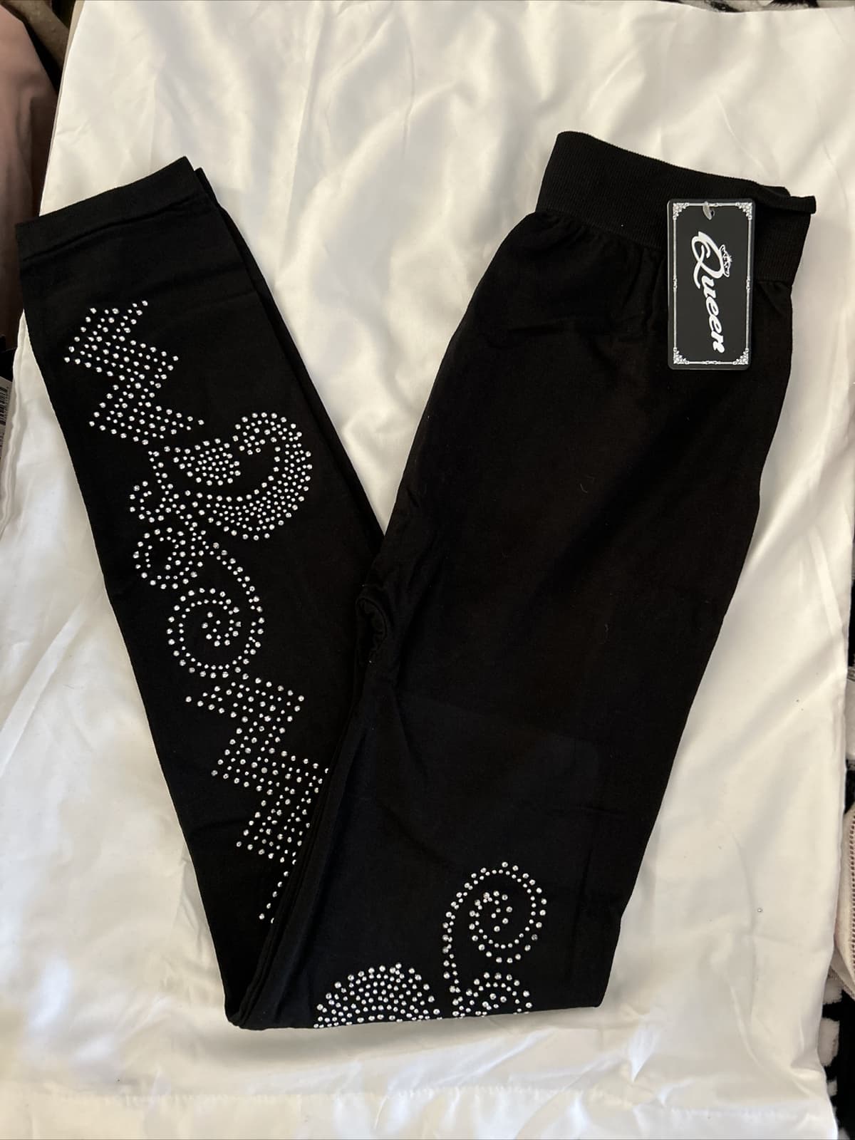 Women’s Leggings One Size Fits Most Black NWT