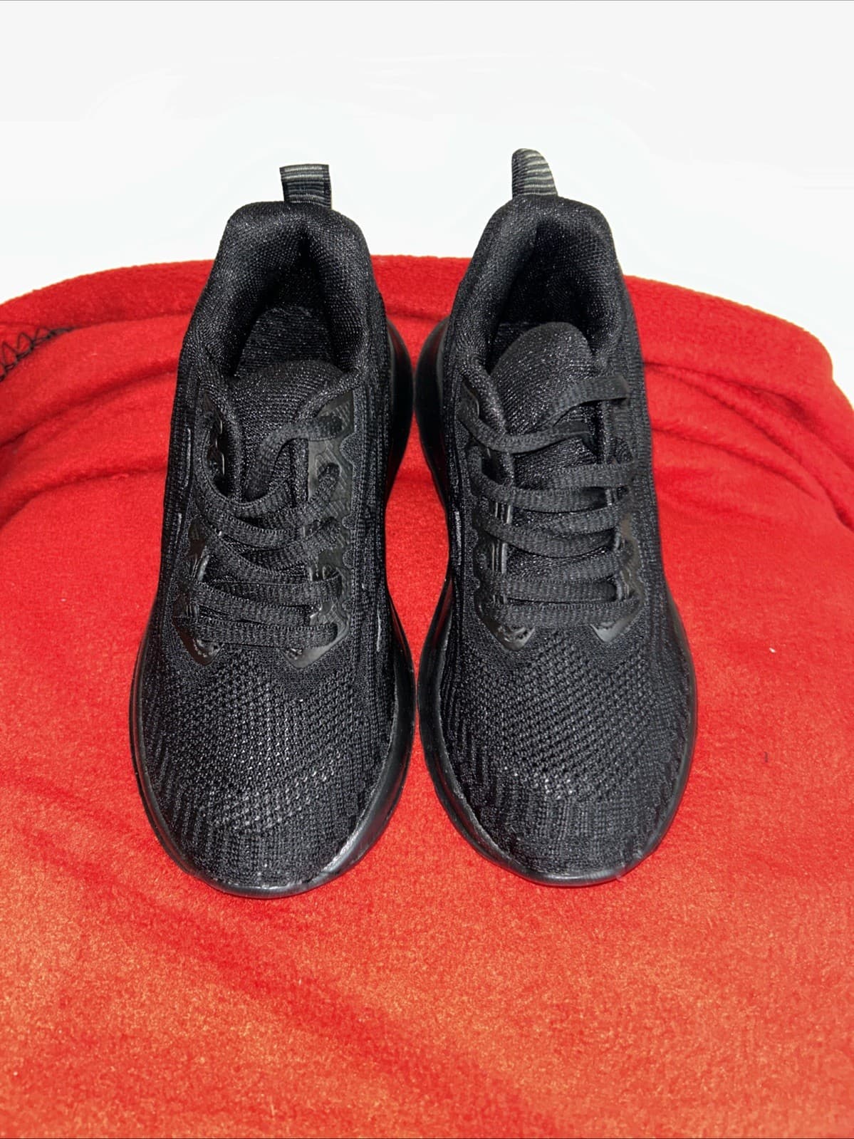 Kids Shoes Black Sneakers New 12 Run