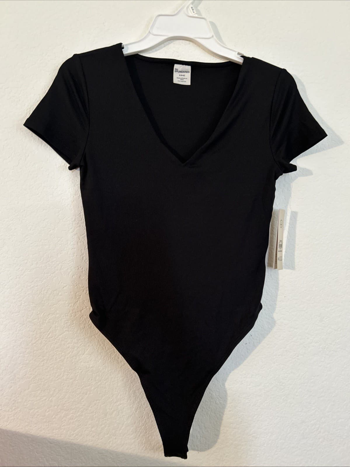 Women’s Bodysuit Small 4-6 Black NWT No Boundaries