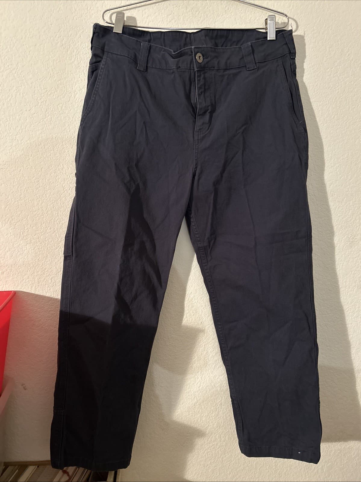 Colorado Clothing Mens 34x29 Relaxed Stretch workwear CANVAS Blue