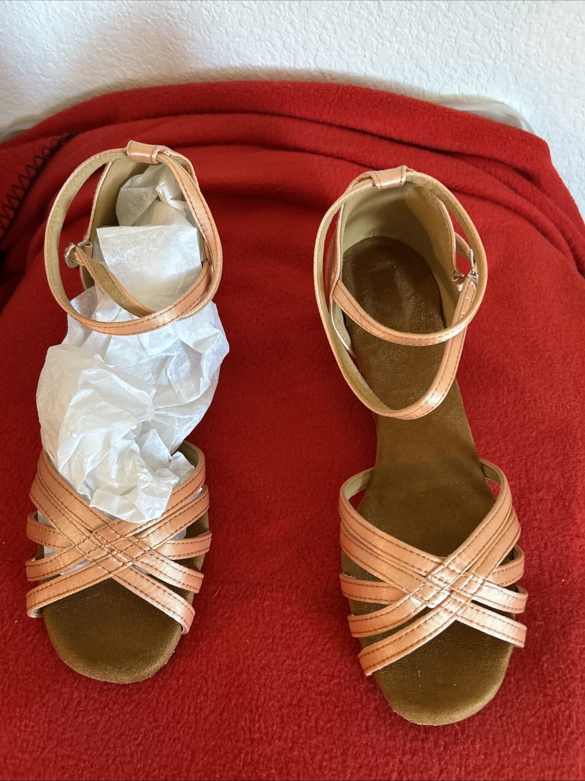 Girls Size 6 1/2 Strappy Sandals New