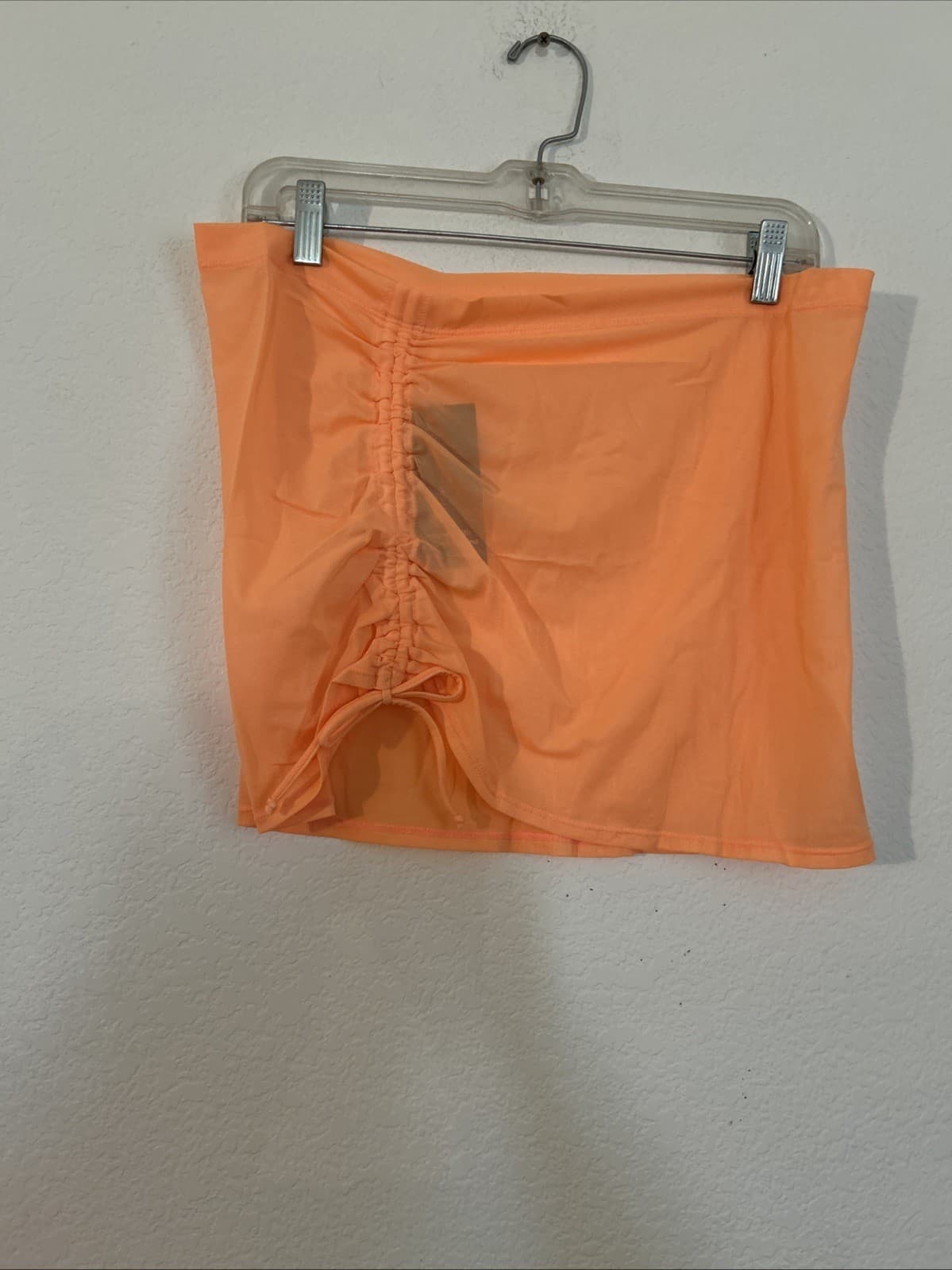 Women’s Peach Candy Mesh Skirt NWT XL Overlay No Boundaries