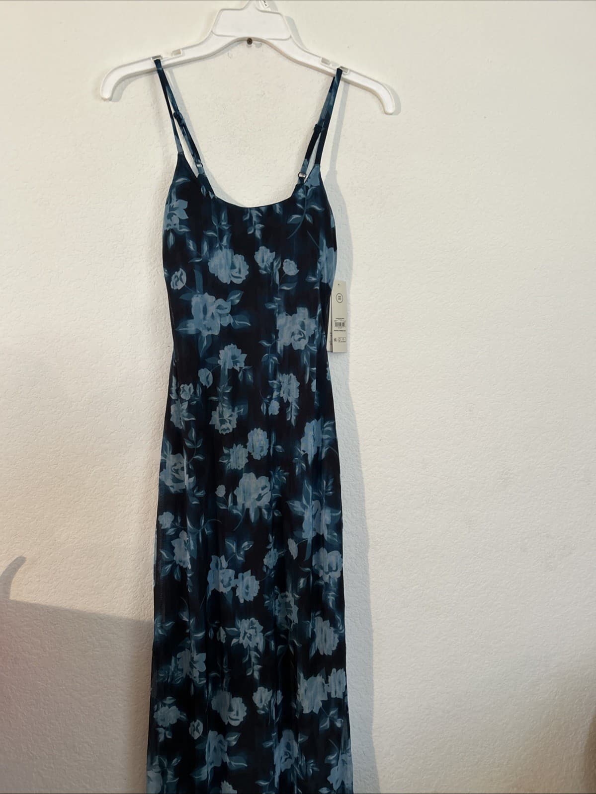 No Boundaries Womens Mesh Maxi Dress, Black/Green Size XXS(00) Gem Slate