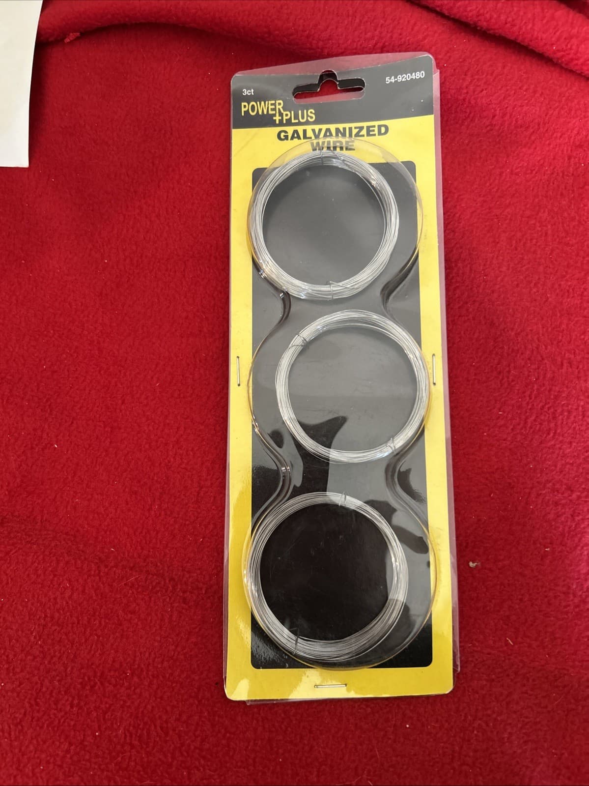 Power Plus Pack of 3 Galvanized Wire Set 54-920480 - New