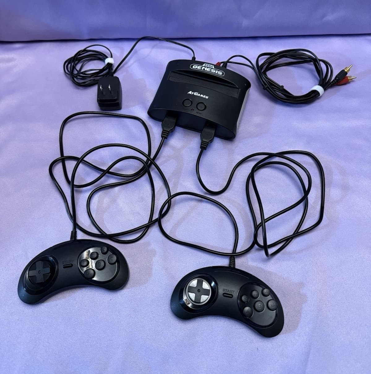 AtGames-Sega Genesis Classic Game Console-30 Built-In Games+Cartridge Slot