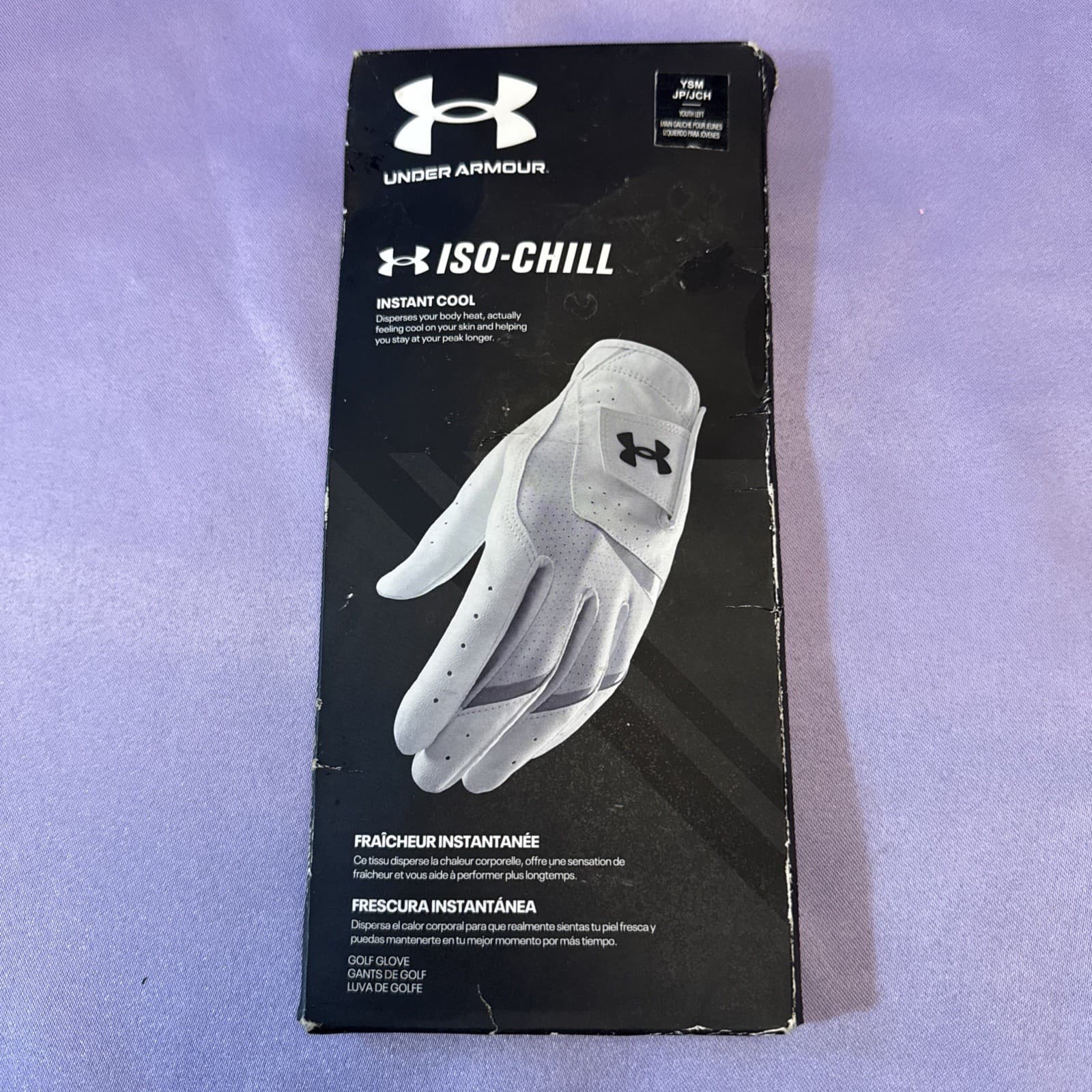 Under Armour-ISO CHILL-Instant Cool-Left Hand-Golf Glove-YOUTH SMALL