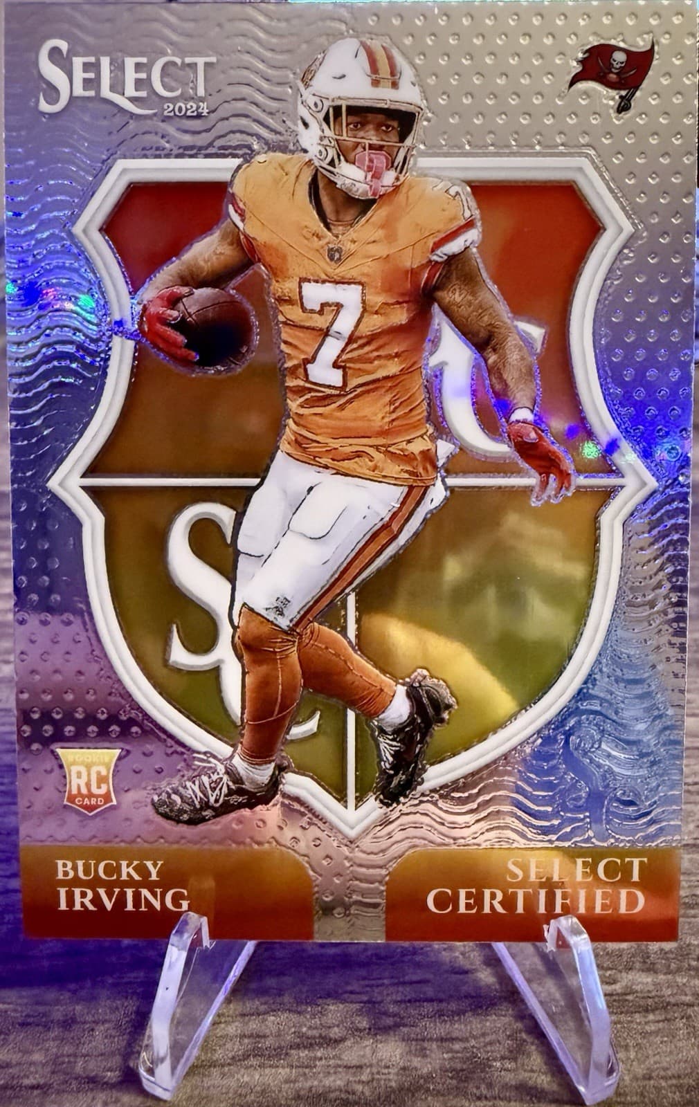 2024 Panini Select - Select Certified Rookies Bucky Irving #21 (RC)