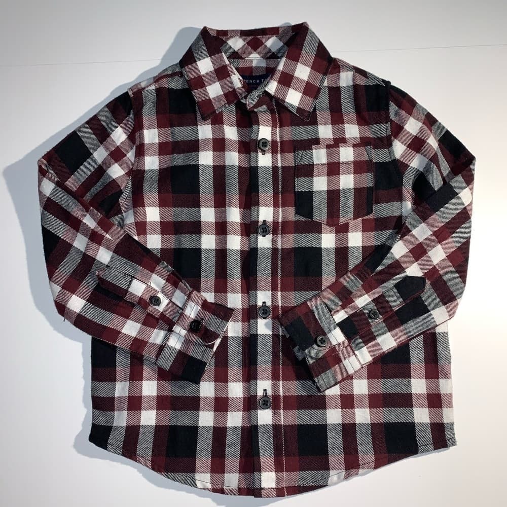 French Toast Long Sleeve Button-up shirt 3T
