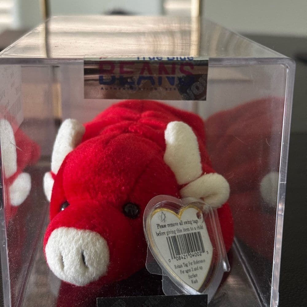 Ty Beanie Original babies Tabasco the Bull Plush Toy - 4002 Rare