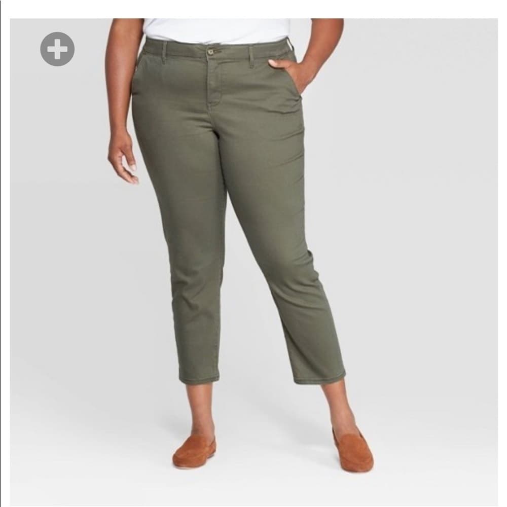Women's Plus Size Knit Jogger Pants - Ava & Viv
