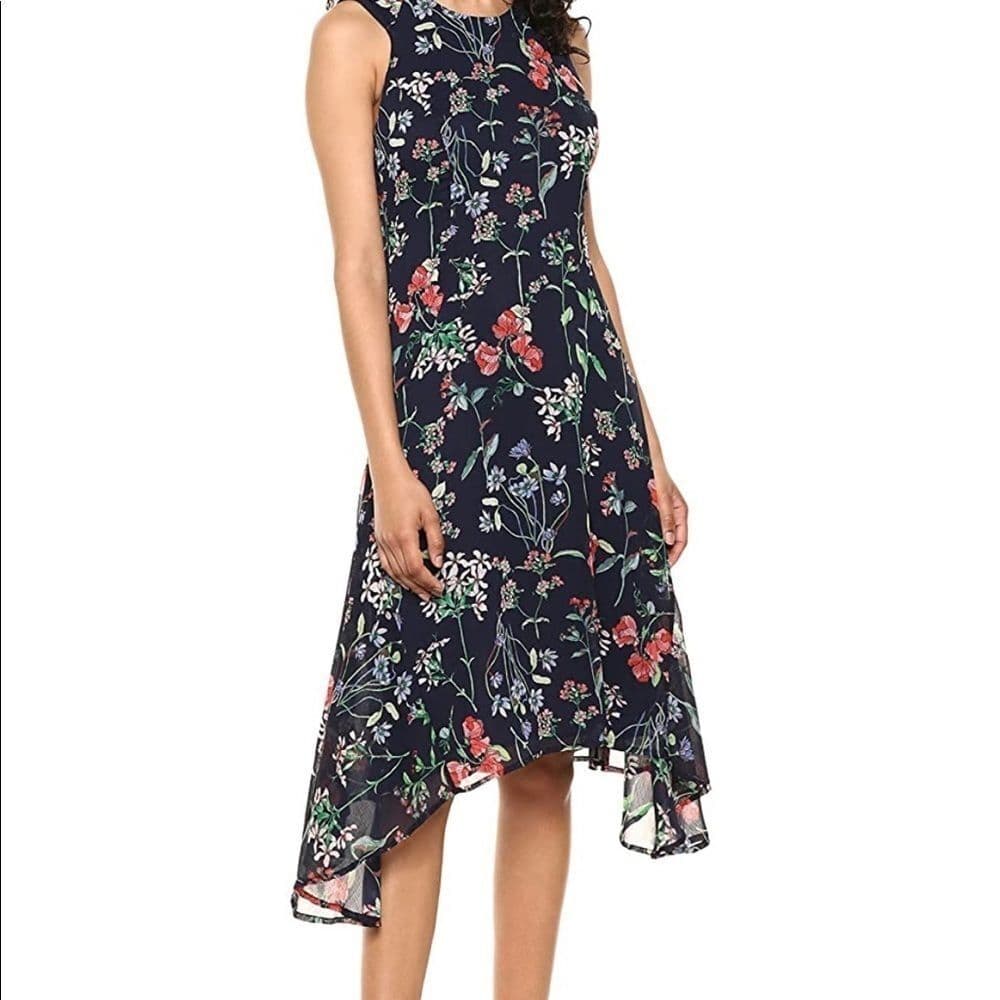 Tommy Hilfiger Women's Chiffon High Low Dress