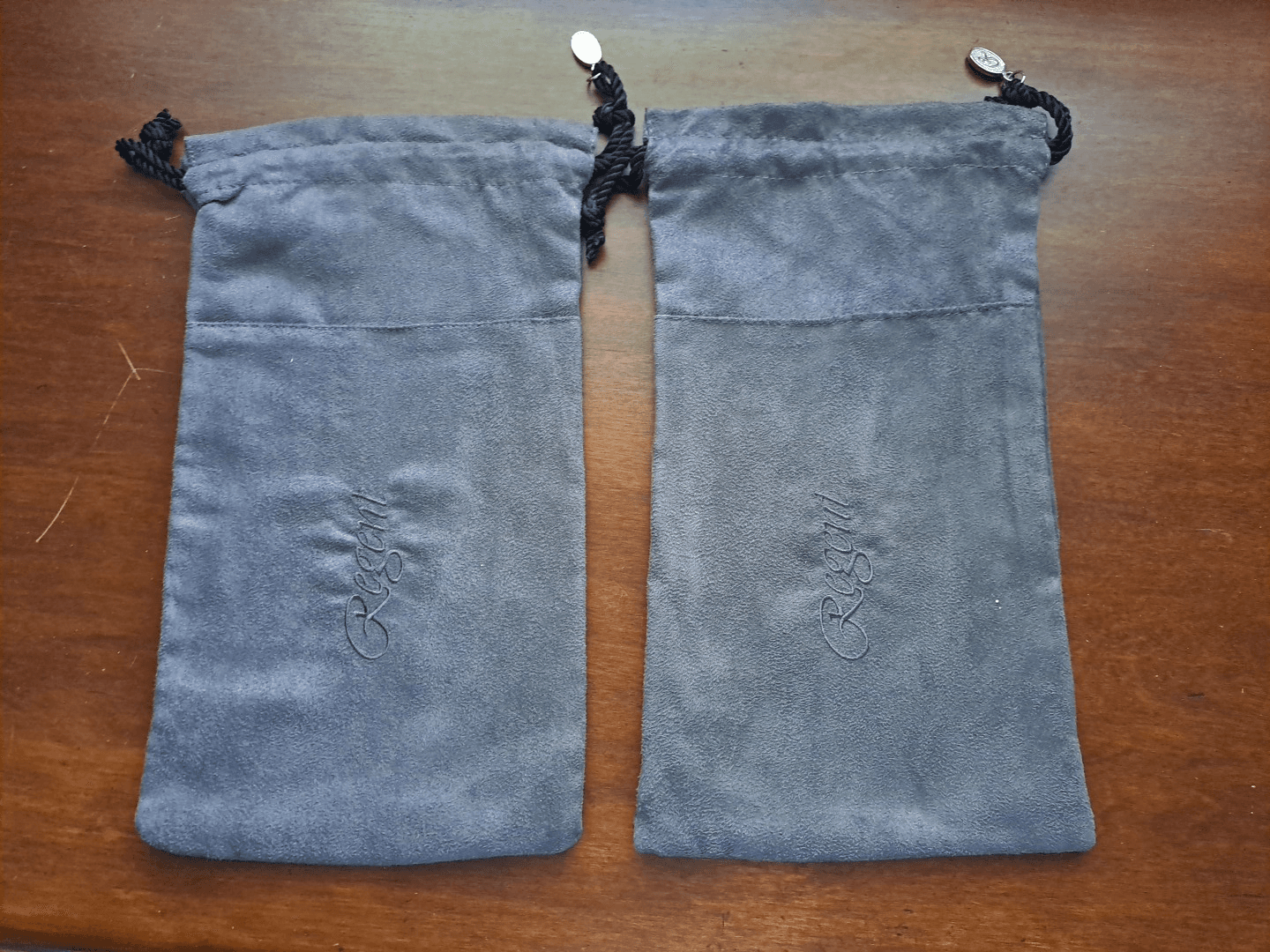 REGENT Seven Seas Cruise travel document holders Cloth Shoe Bag Procter Lot of 2