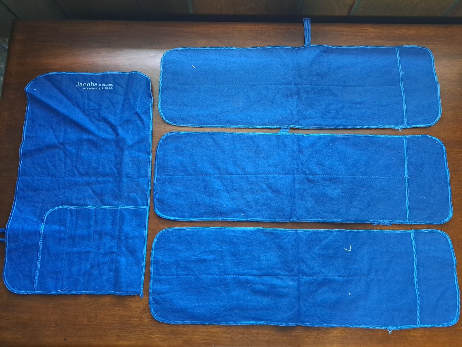 Silverware Storage Bag Lot Anti Tarnish Cloth Flatware Serving Pieces 16"