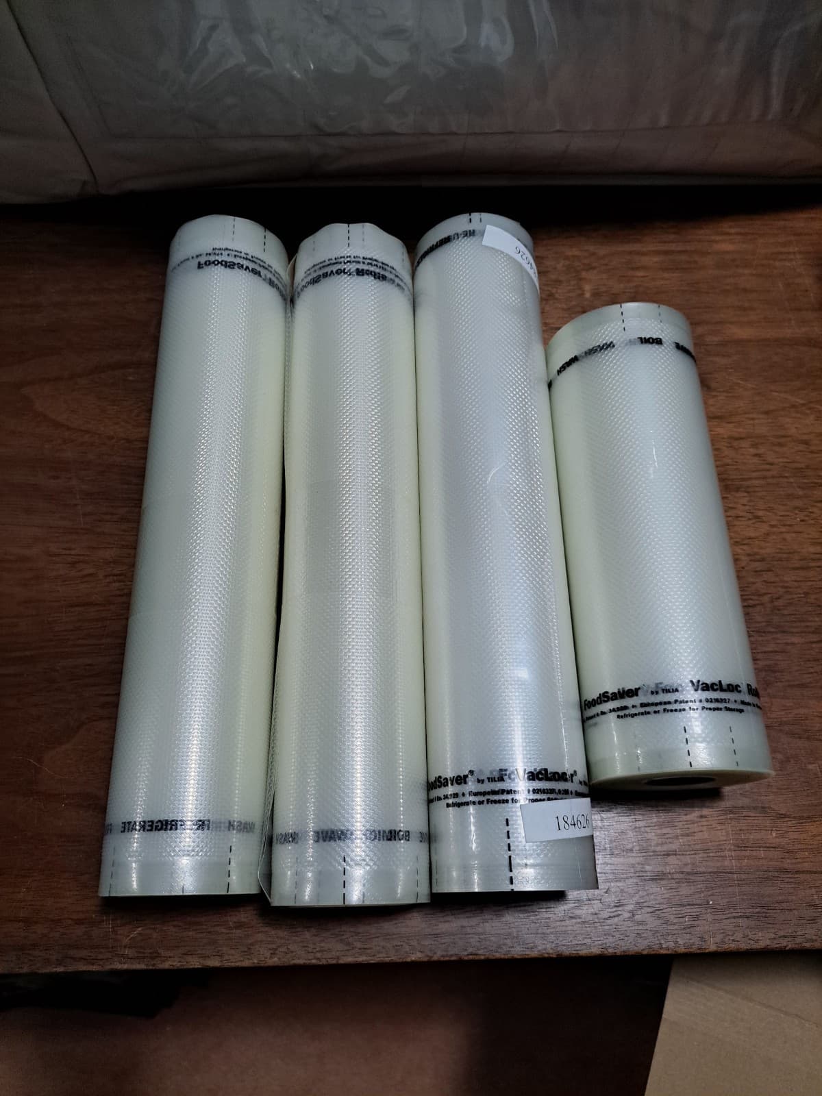 FoodSaver Lot Of 3 Large 11" And 1 Small 8" Sealer Rolls OEM Tila VacLoc
