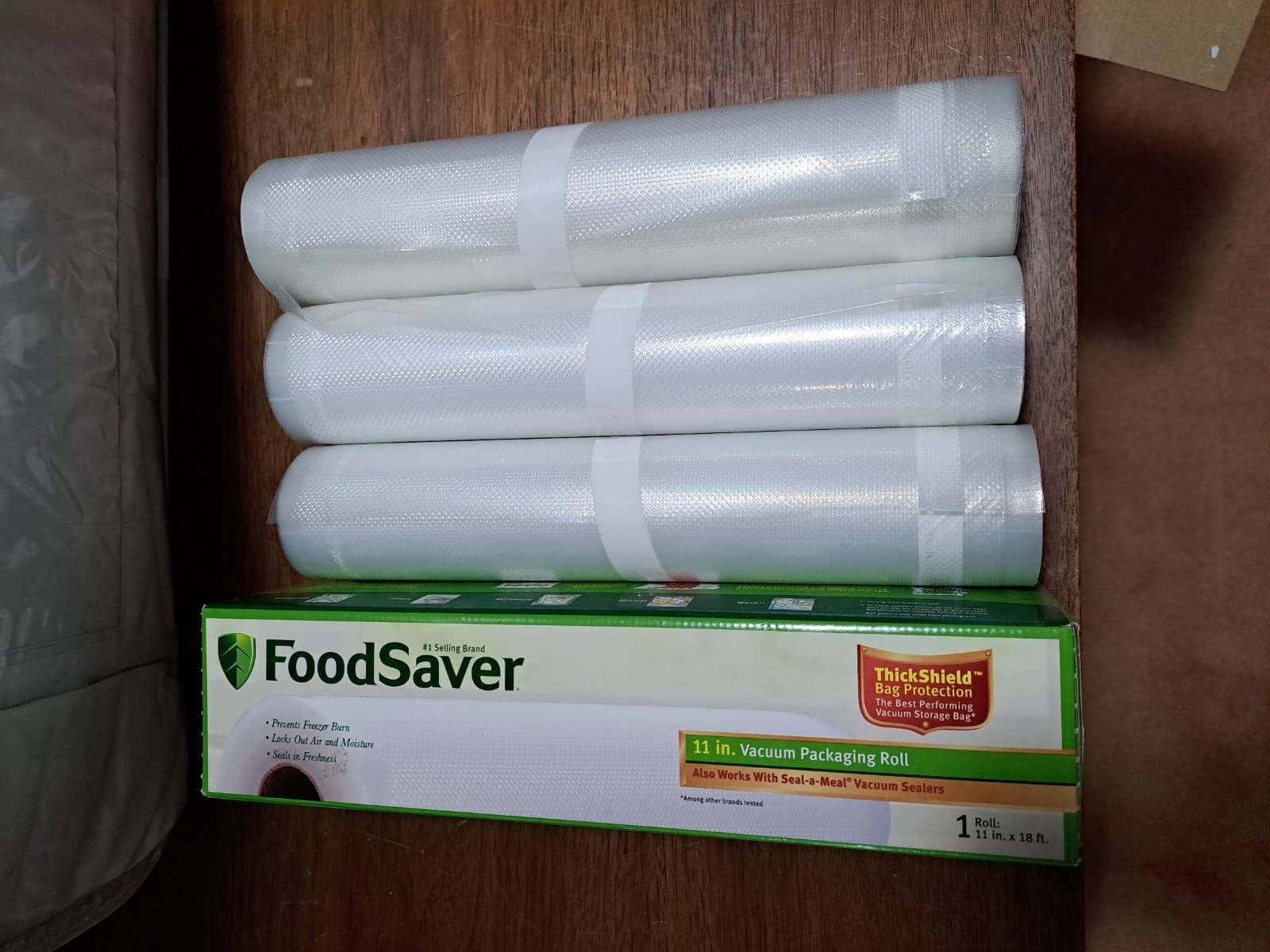FoodSaver Lot Of 4 Large 11" Sealer Rolls OEM