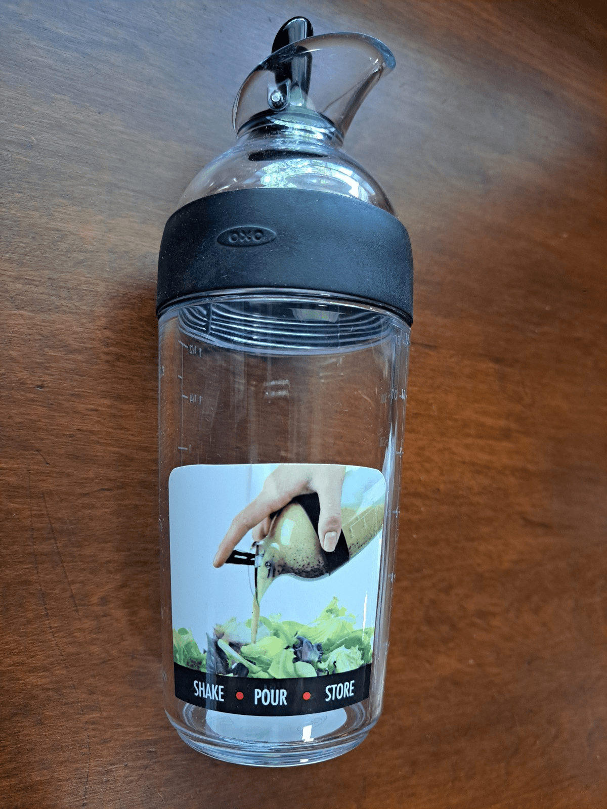 OXO Good Grips 12 oz Salad Dressing Shaker Dispenser 1.5 cup Shake Pour Store N