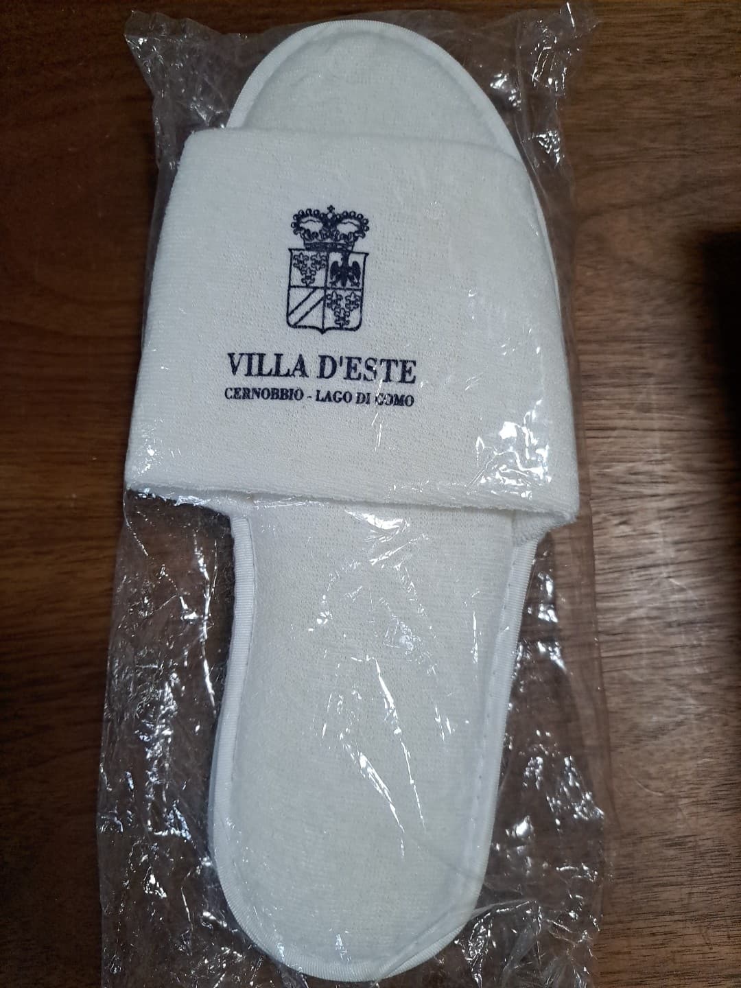 Villa D’Este - Lake Como Italy Hotel Spa Slippers