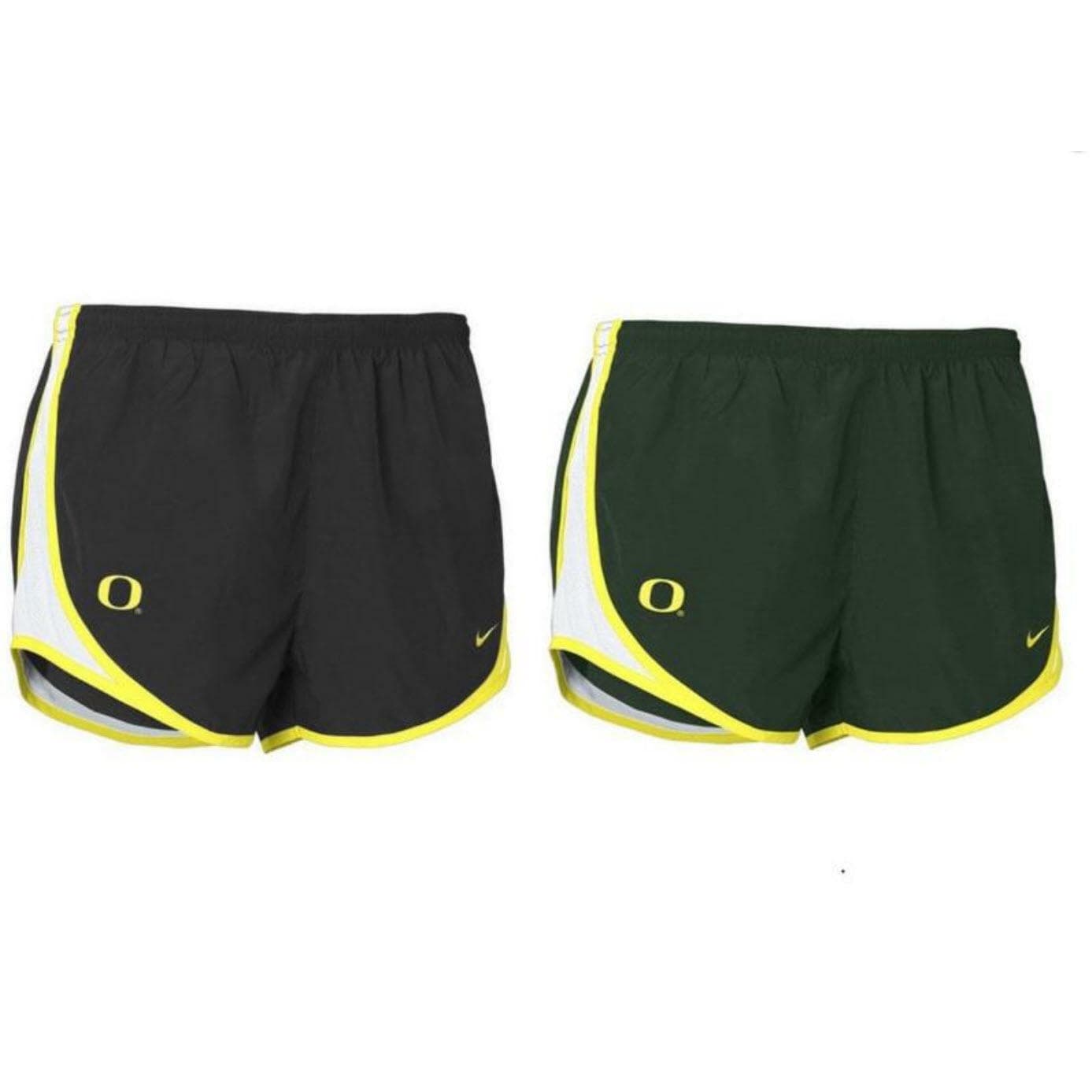 Nike Women's Oregon Fighting Ducks Dri-Fit Tempo Shorts Green Black L XL