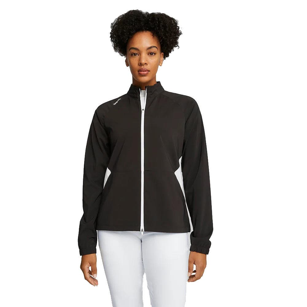 Puma Women's Monterey Wind Jacket Black Small $126 Value