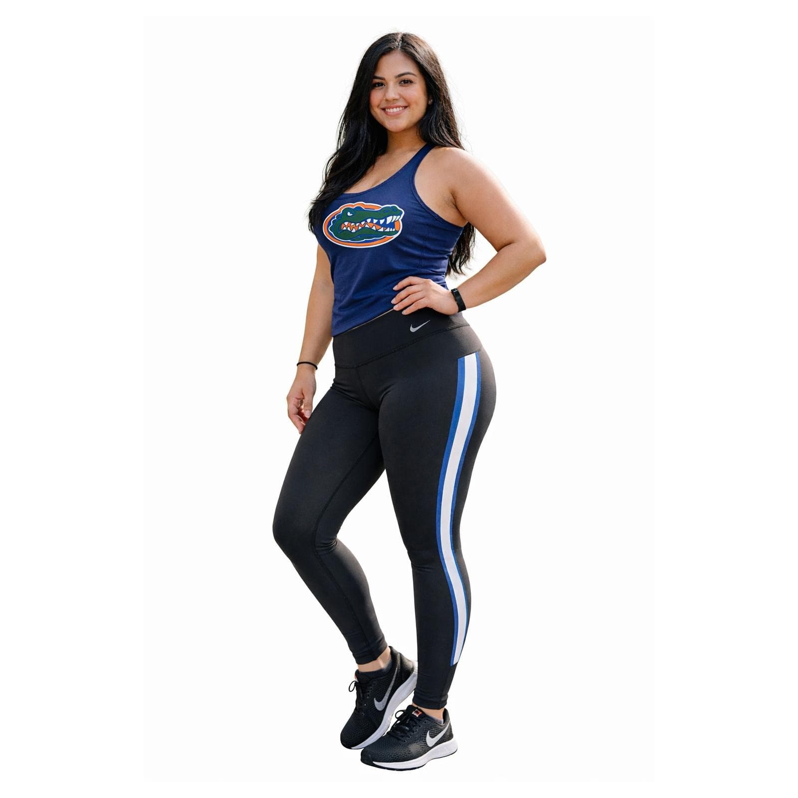 Nike Women's Florida Gators Champ Drive College Logo Dri-FIT Tights Black XL