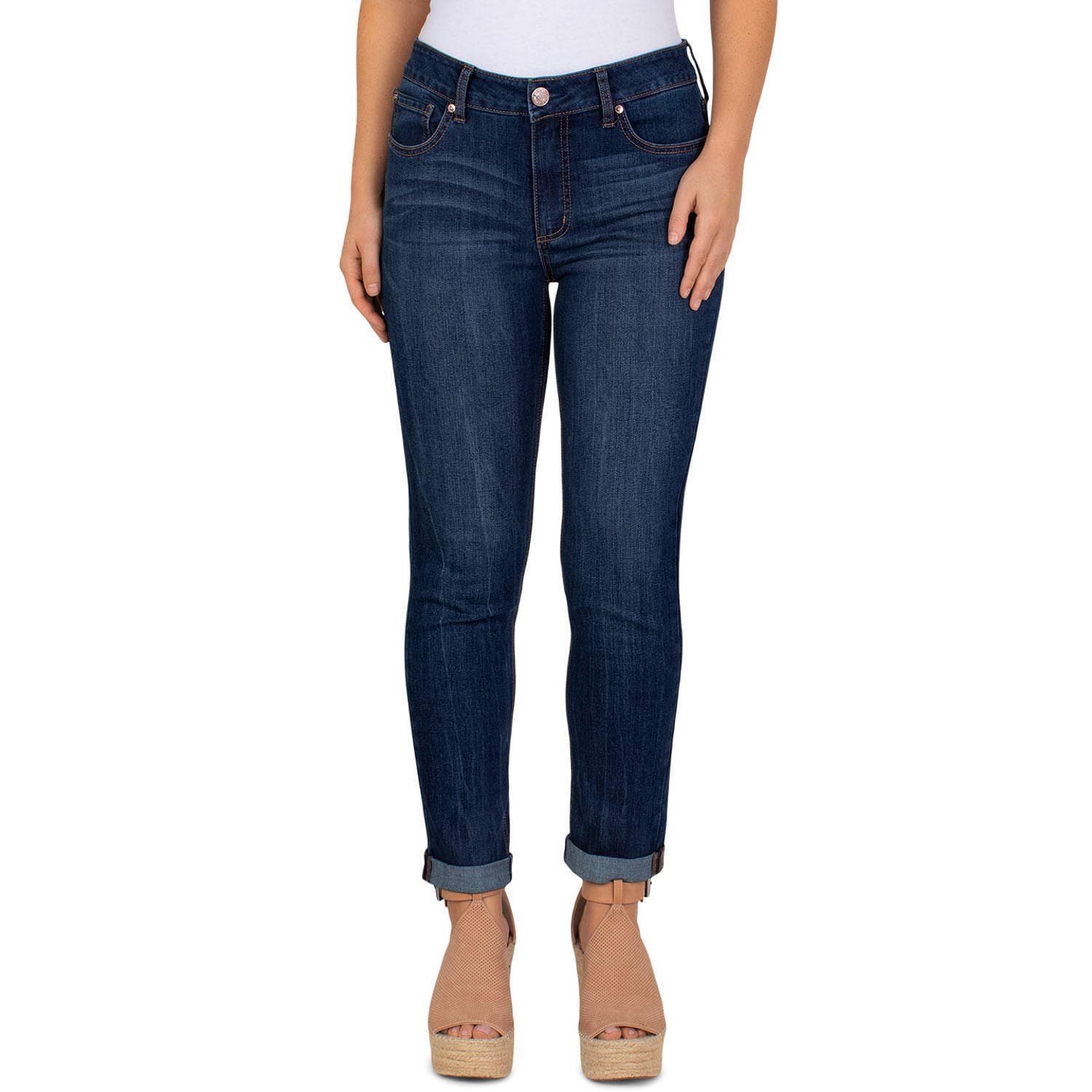 Seven7 Jeans Women's Weekend Slim Fit Jeans Avalon Blue Regular 12