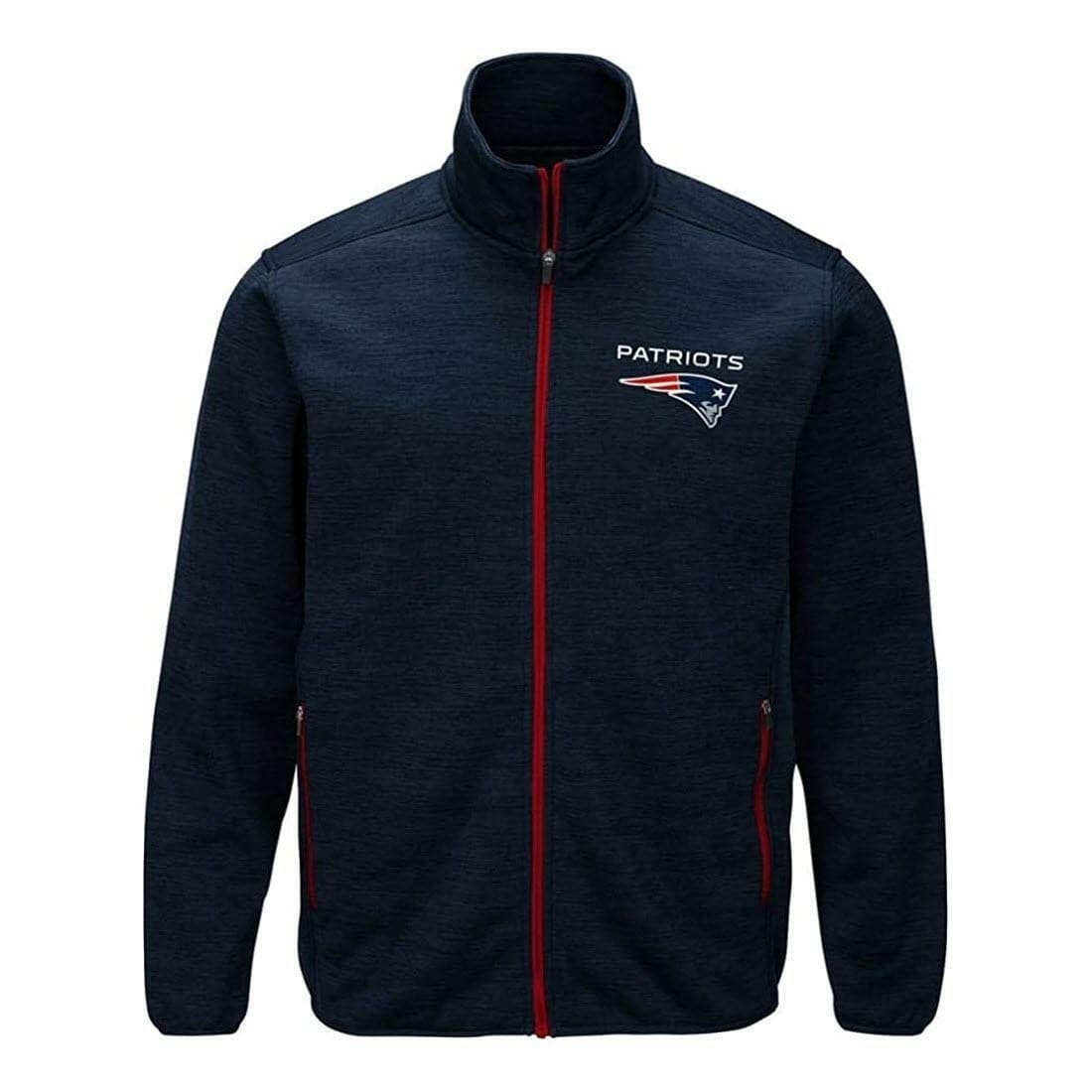 GIII New England Patriots Men's High Jump Space-Dye Jacket Blue Medium $110 Valu