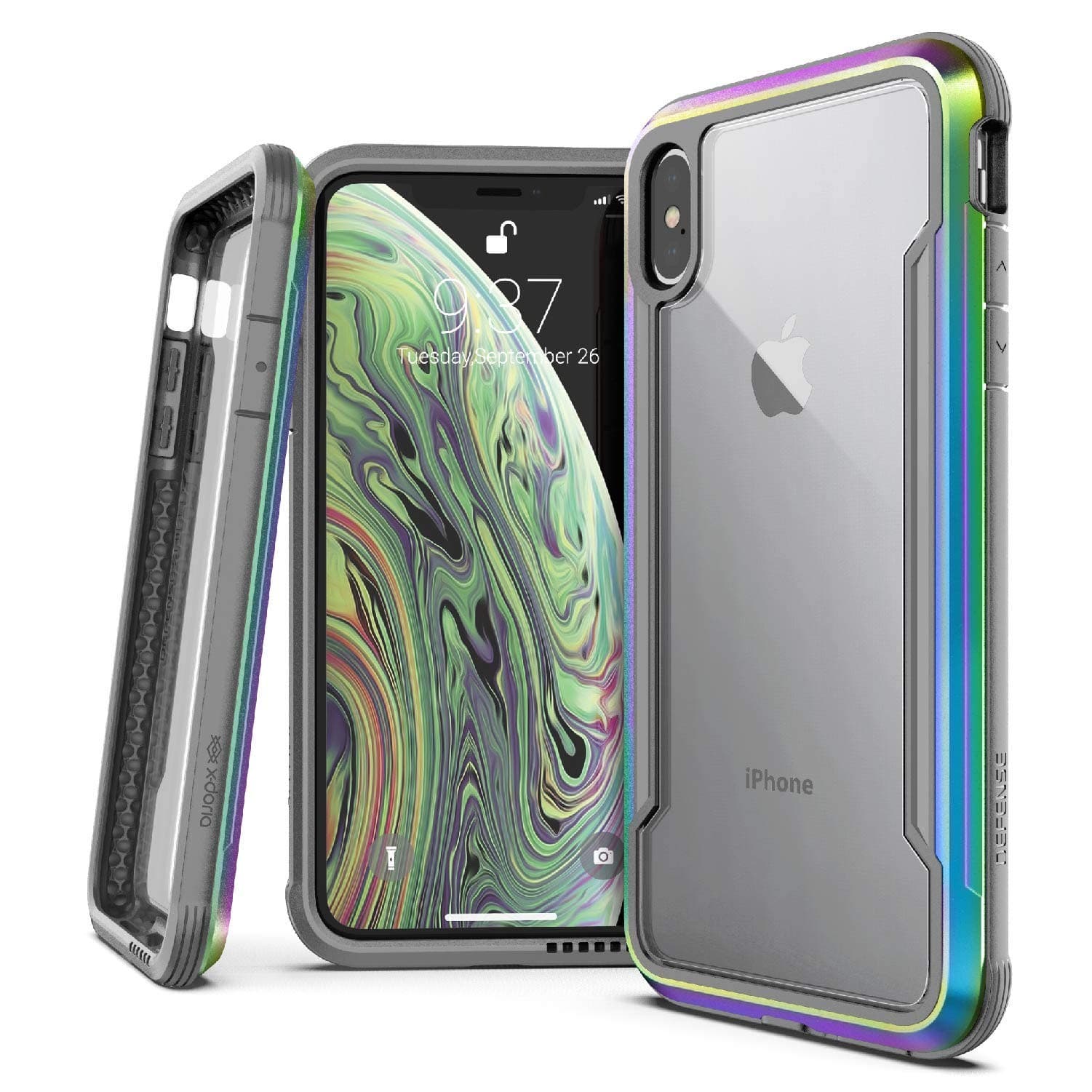 X-Doria Defense Shield Case Apple iPhone XS Max Iridescent Protective